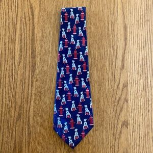 Dalmatian fire hydrant ties.